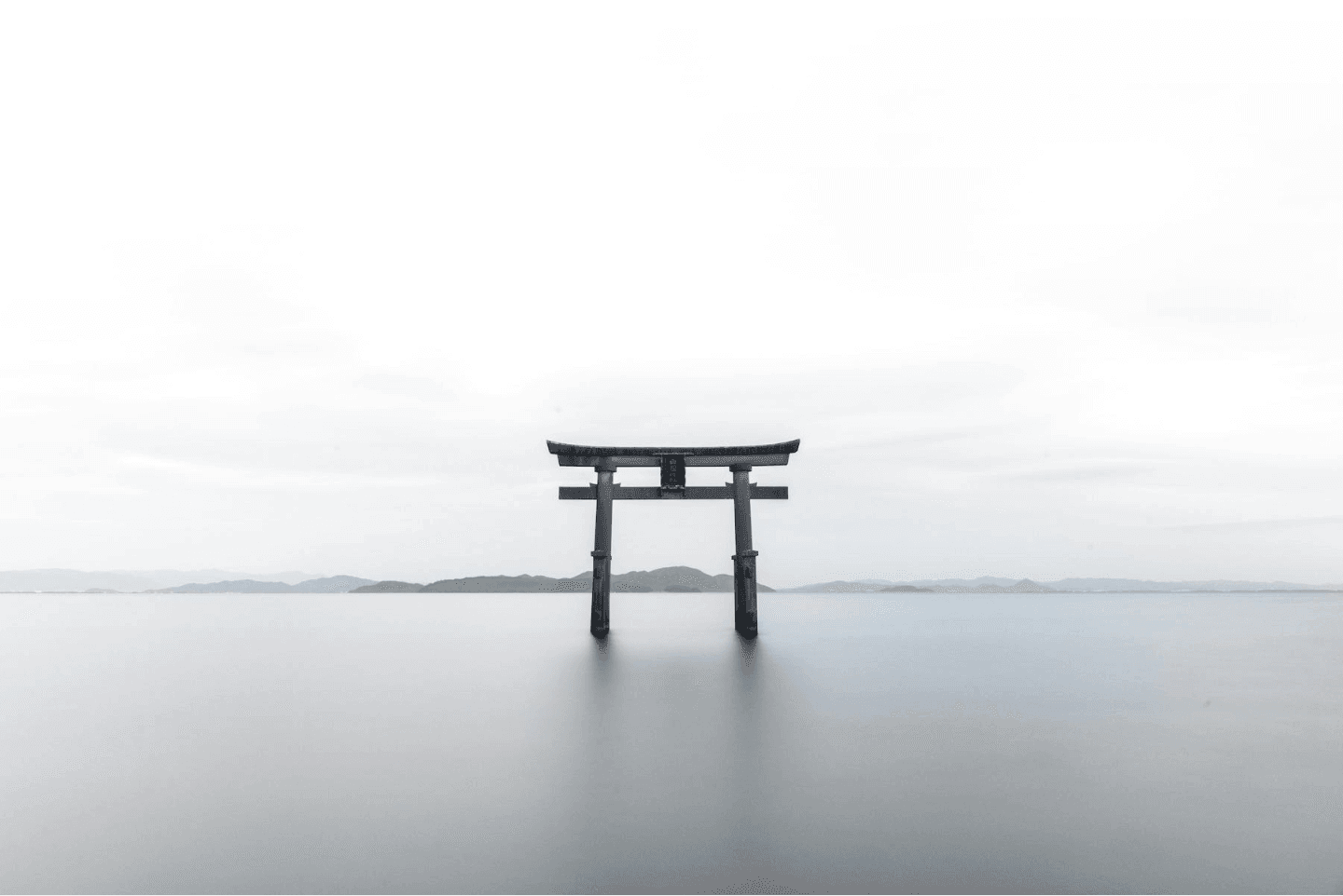 Chinese gate over the clouds