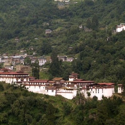 Bhutan-Trongsa-Dzong-et-Nepal